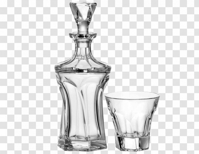 Bohemia Whiskey Decanter Glass Bottle - Drinkware Transparent PNG