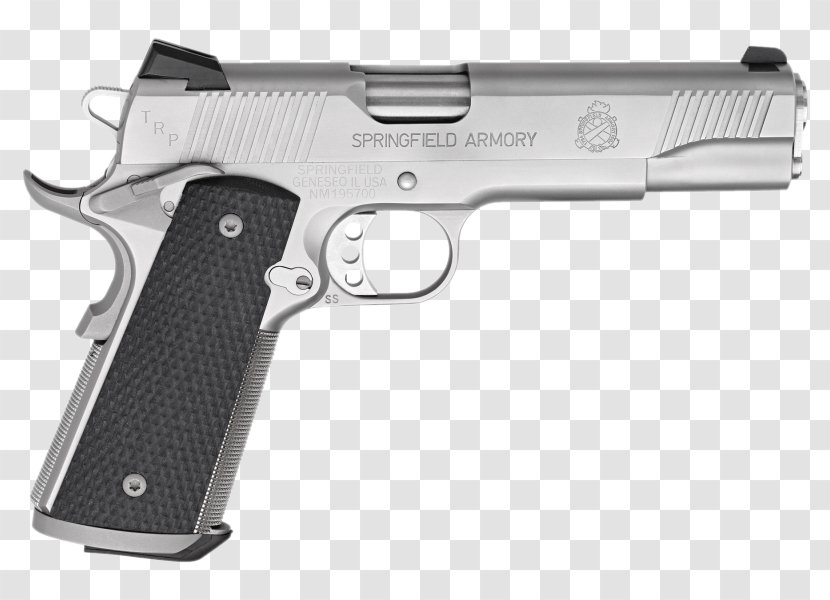 Springfield Armory .45 ACP Semi-automatic Pistol Automatic Colt - Gun - Handgun Transparent PNG