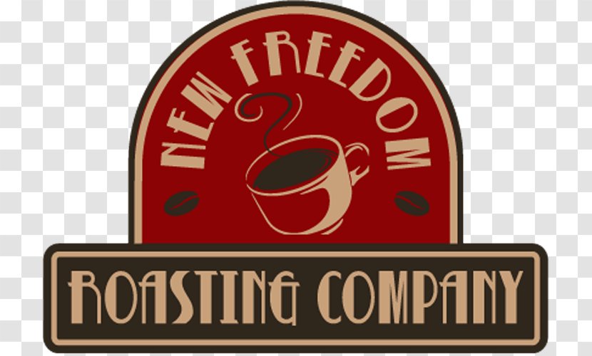 New Freedom Roasting Company Coffee - Logo - 100 Percent Fresh Transparent PNG