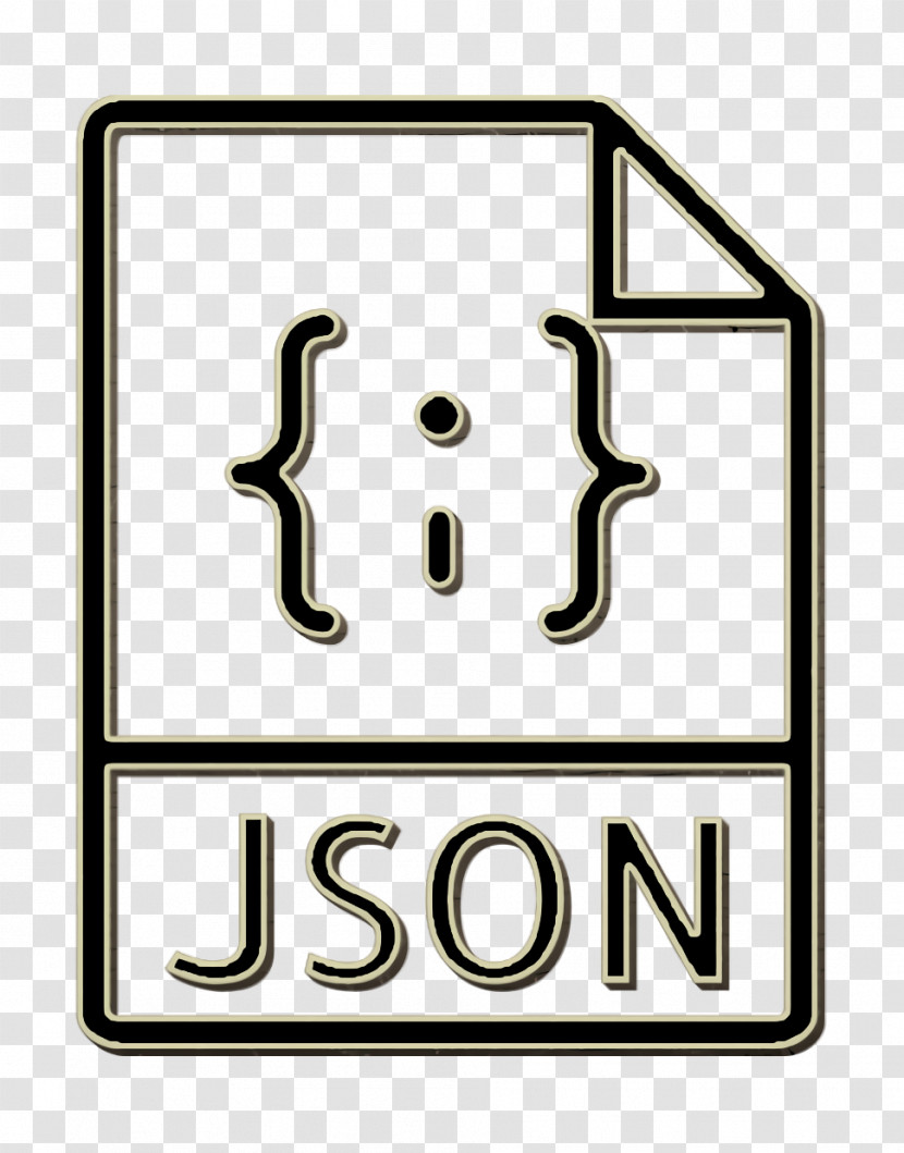 Json File Icon File Type Icon Transparent PNG