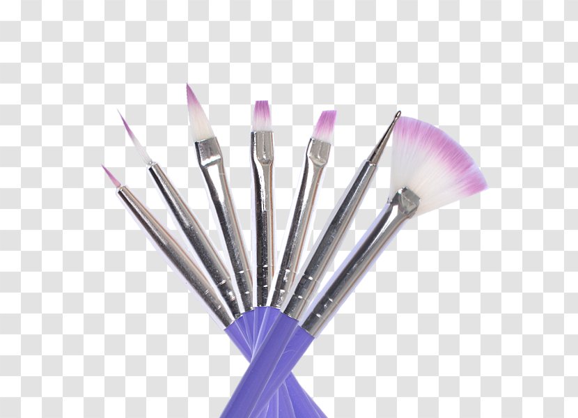 Paint Brushes Nail Art Gel Nails - Ultraviolet Transparent PNG