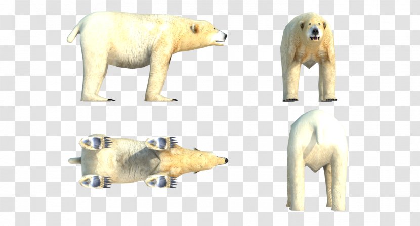 Polar Bear Fauna Terrestrial Animal Snout - Figure Transparent PNG