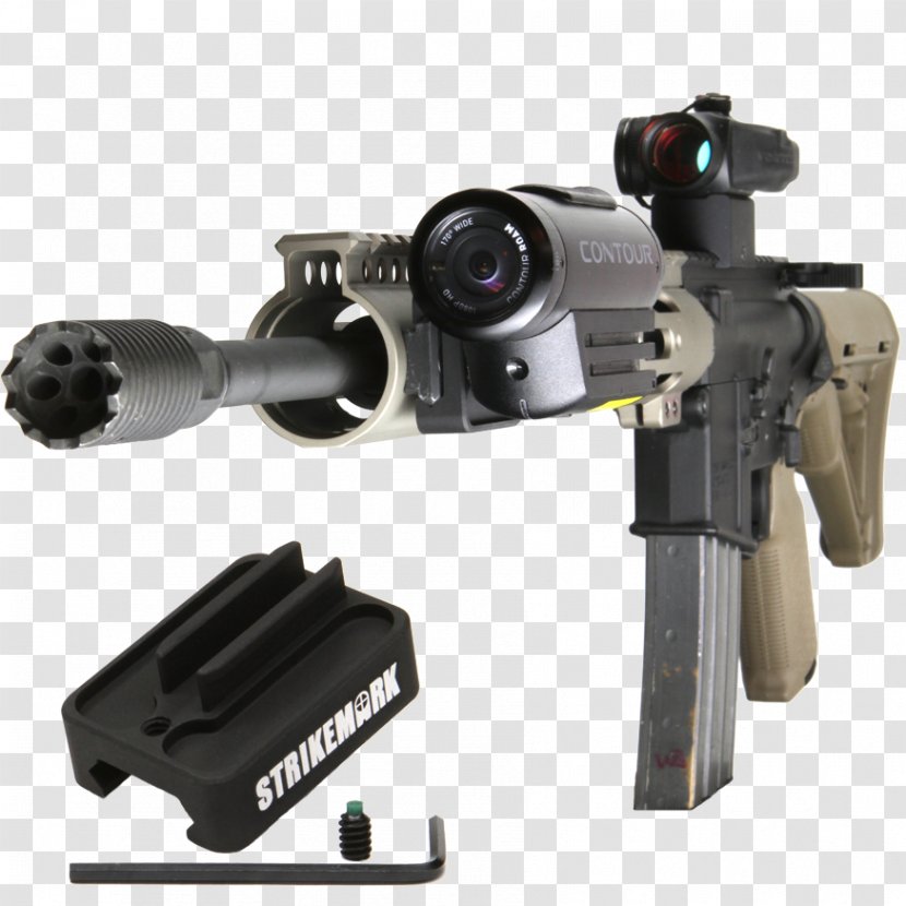 Picatinny Rail Weaver Mount Camera Weapon ContourHD - System Transparent PNG