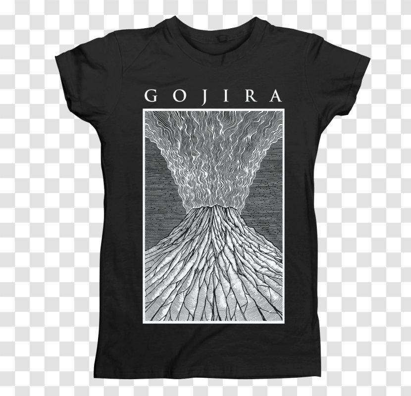T-shirt Magma Gojira Sleeve - Shirt Transparent PNG