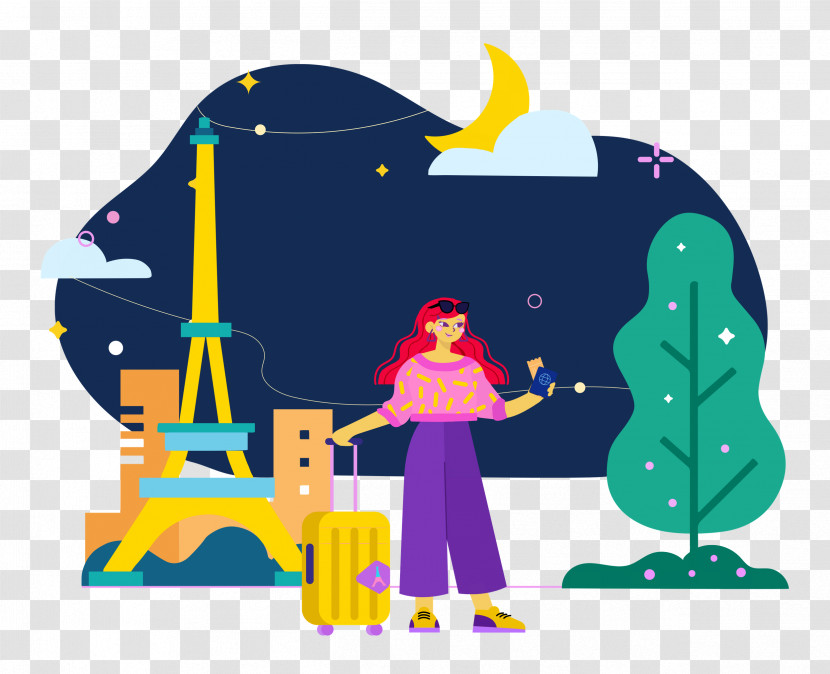 Paris Travel Transparent PNG