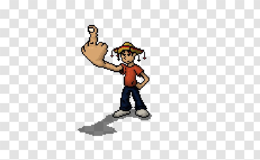 Pixelation Carnivora Boy Clip Art - Mexican Man Transparent PNG