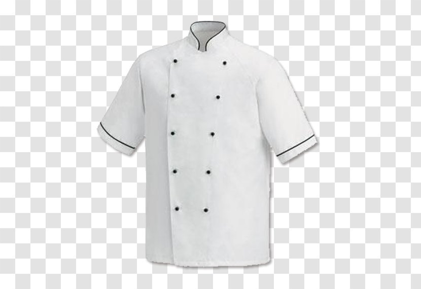 Chef's Uniform Sleeve Jacket Collar - Neck Transparent PNG