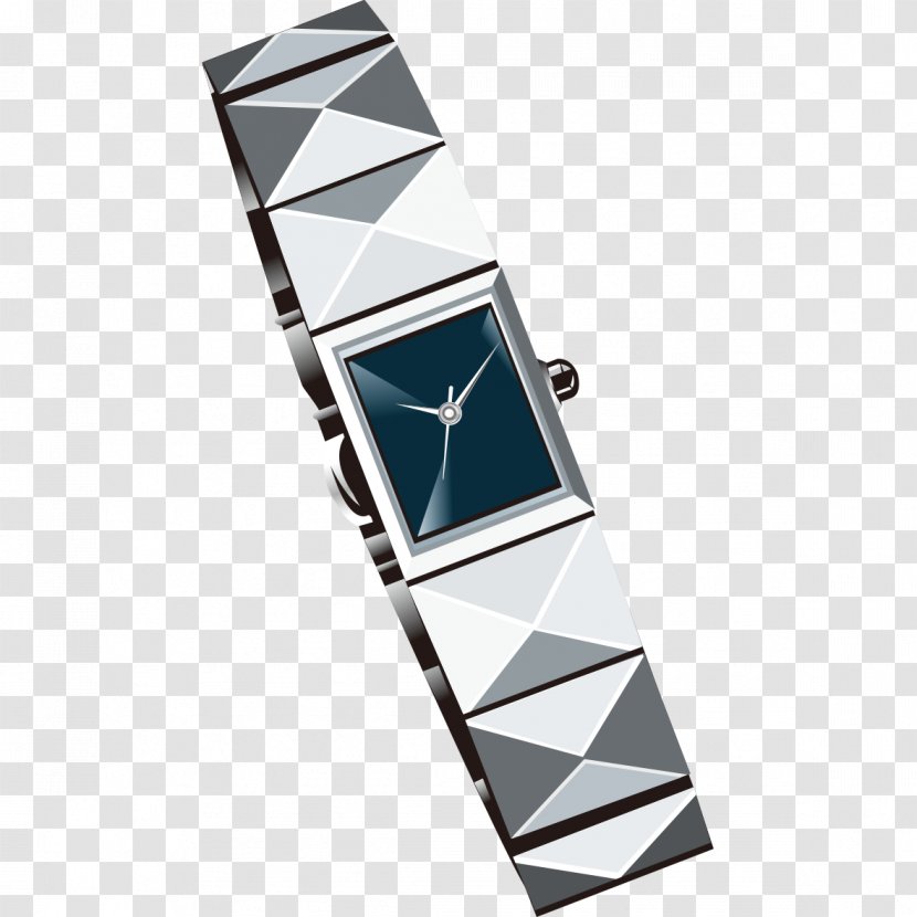 Fashion Accessory Download Clip Art - Triangle - Silver Watches Pattern Transparent PNG