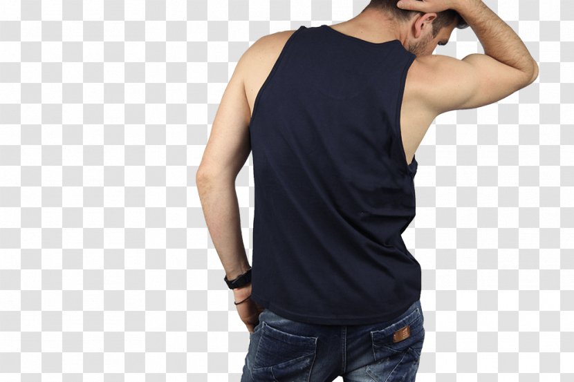 T-shirt Shoulder Sleeveless Shirt Undershirt - Outerwear - Simple Element Transparent PNG