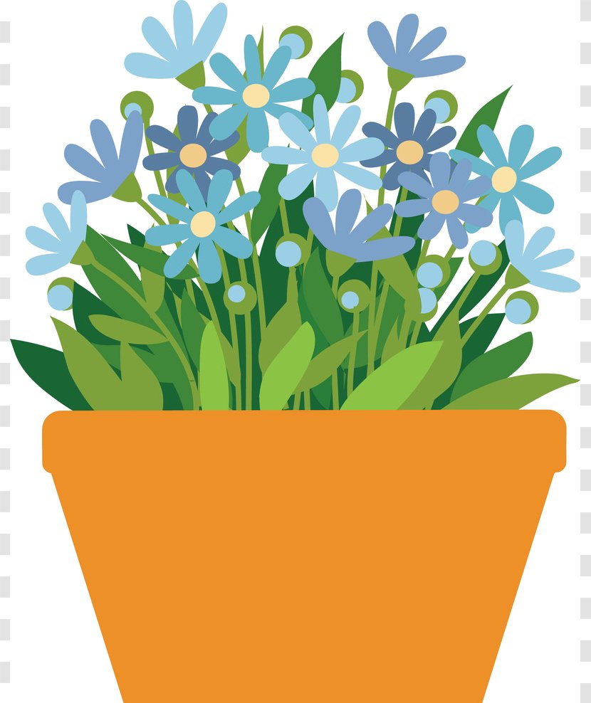 Flowerpot Houseplant Clip Art - Garden - Pot Plant Transparent PNG