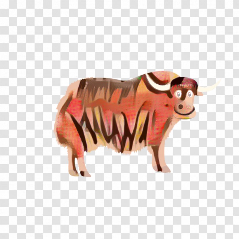 Pig Cartoon - Bison - Animal Figure Bovine Transparent PNG