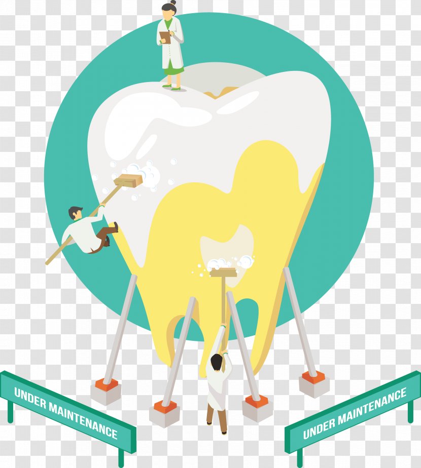 Wisdom Tooth Dentistry Euclidean Vector Mouth - Watercolor - Maintenance Care Clean The Patient's Teeth Transparent PNG