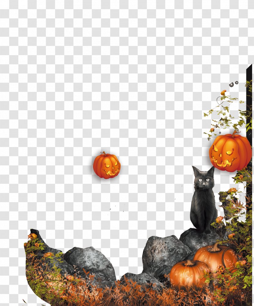 Halloween Pumpkin Decoration Jack-o-lantern - Lamp Transparent PNG