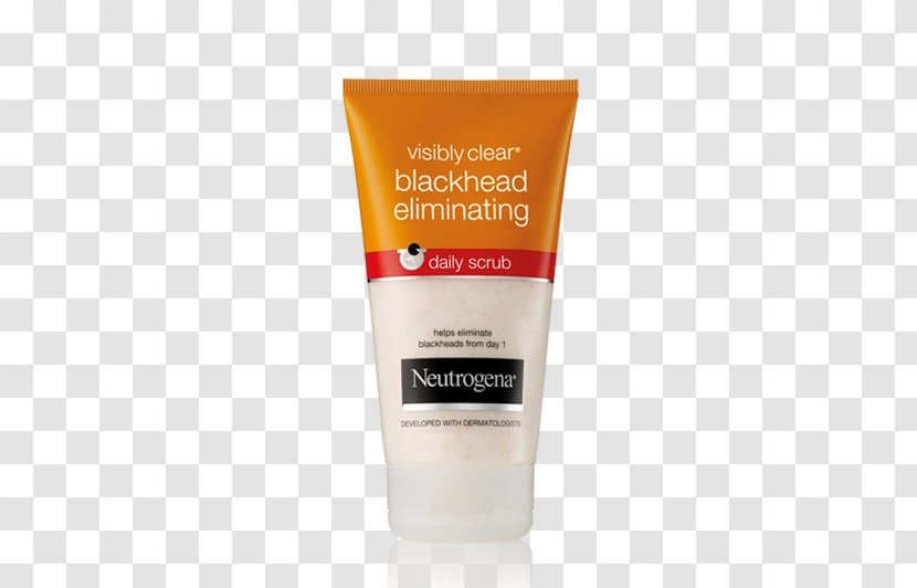 Sunscreen Neutrogena Blackhead Eliminating Daily Scrub Exfoliation VISIBLY CLEAR Pink Grapefruit Cream Wash - Cleanser - Product Transparent PNG