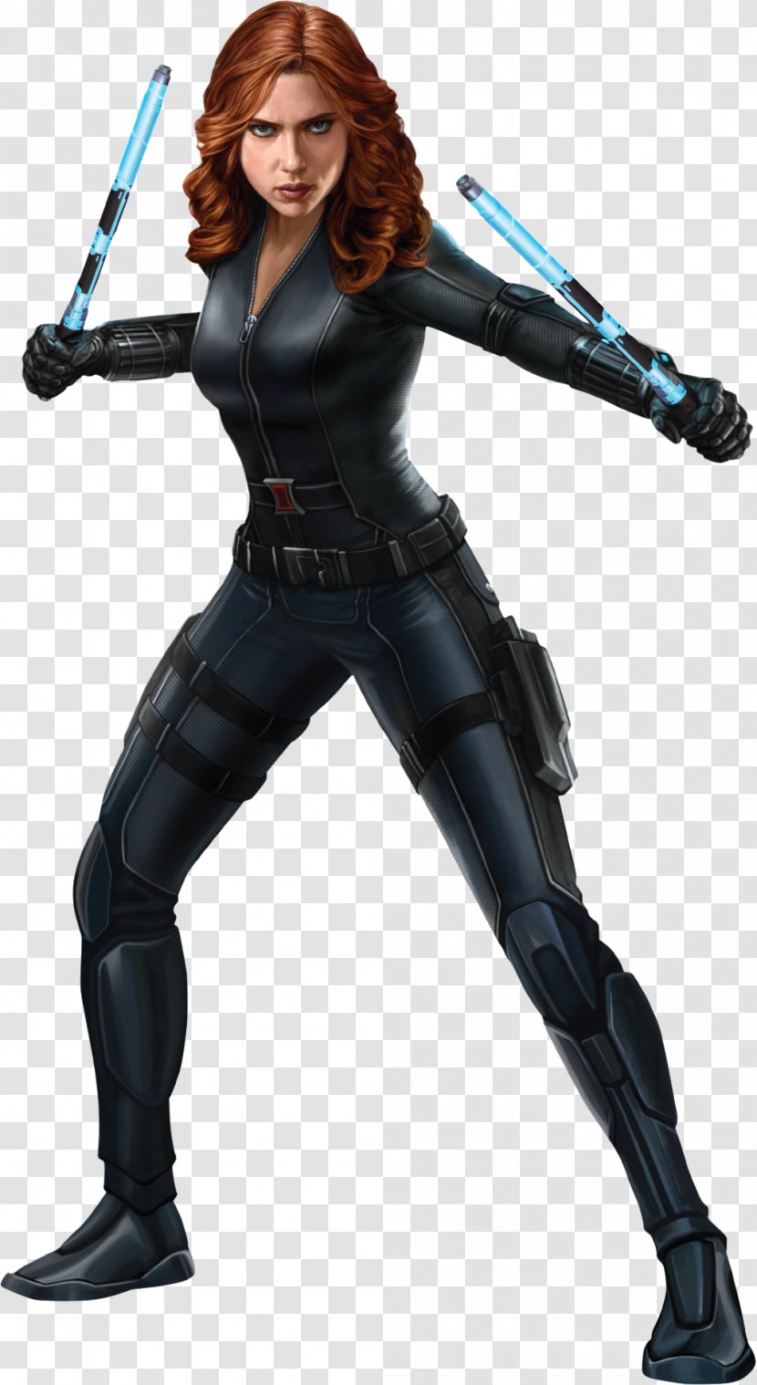 Scarlett Johansson Black Widow Iron Man Panther Captain America - Baseball Equipment Transparent PNG