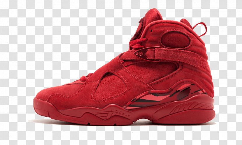 Womens Air Jordan 8 Retro AQ2449 614 Nike Sports Shoes Valentine's Day Transparent PNG