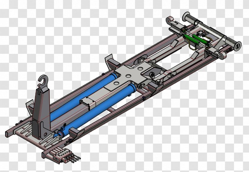 Machine Hydraulic Hooklift Hoist Manufacturing West-Trans Equipment Architectural Engineering - Hardware Transparent PNG
