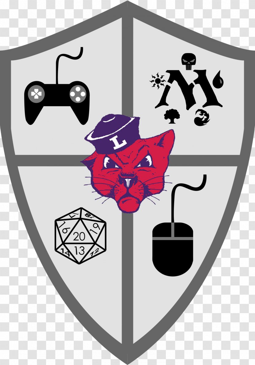 Coat Of Arms Linfield Wildcats Football College Clip Art - Silhouette - Heart Transparent PNG