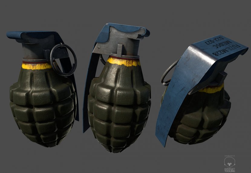 Polycount Texture Mapping Artist - Personal Protective Equipment - Grenade Transparent PNG
