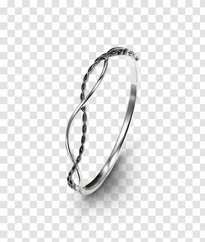 Bangle Bracelet Jewellery Wedding Ring Gold - Sterling Silver Transparent PNG