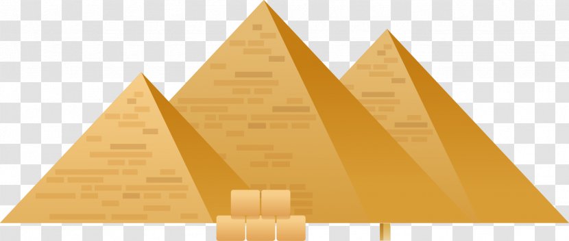Egyptian Pyramids Ancient Egypt - Pyramid Vector Decoration Transparent PNG