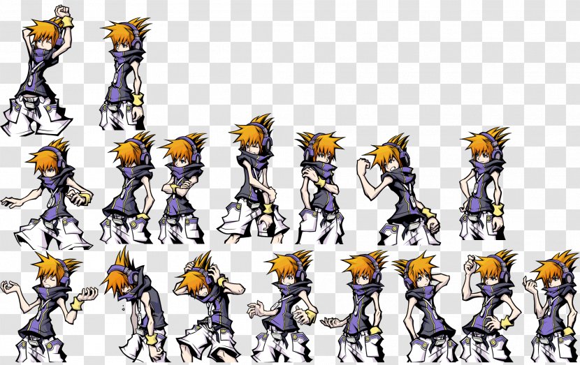 The World Ends With You Sprite YouTube Video Game - Flower Transparent PNG