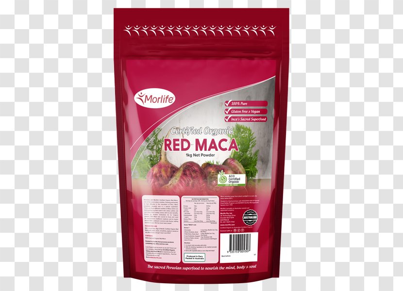 Organic Food Flavor Certification - Peruvian Maca Transparent PNG