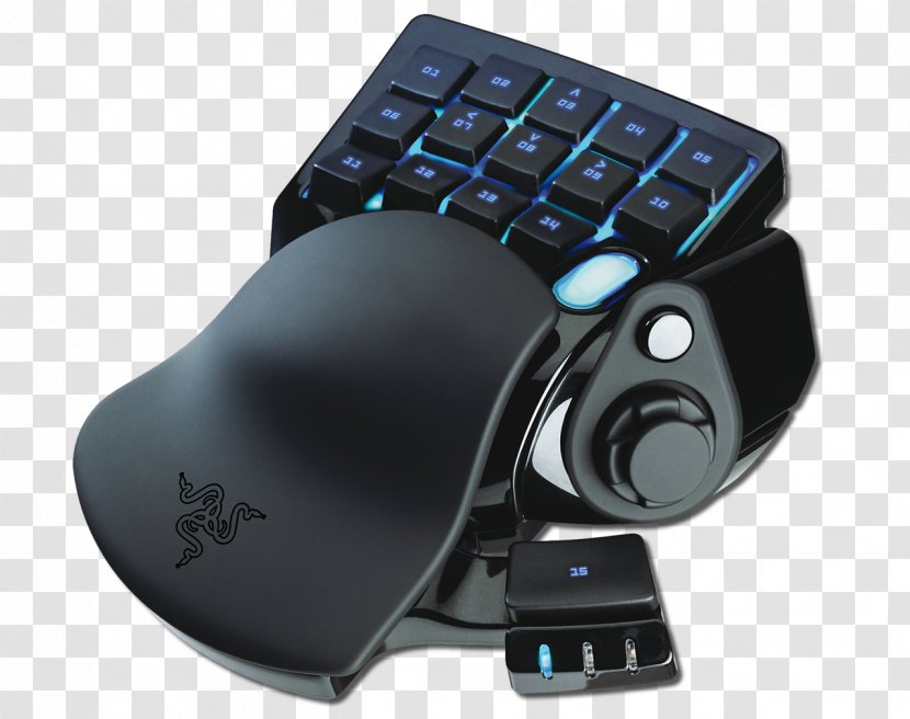 Razer Nostromo Gaming Keypad Computer Keyboard USB Tartarus V2 Ergonomic Game Controllers - Electronics Transparent PNG