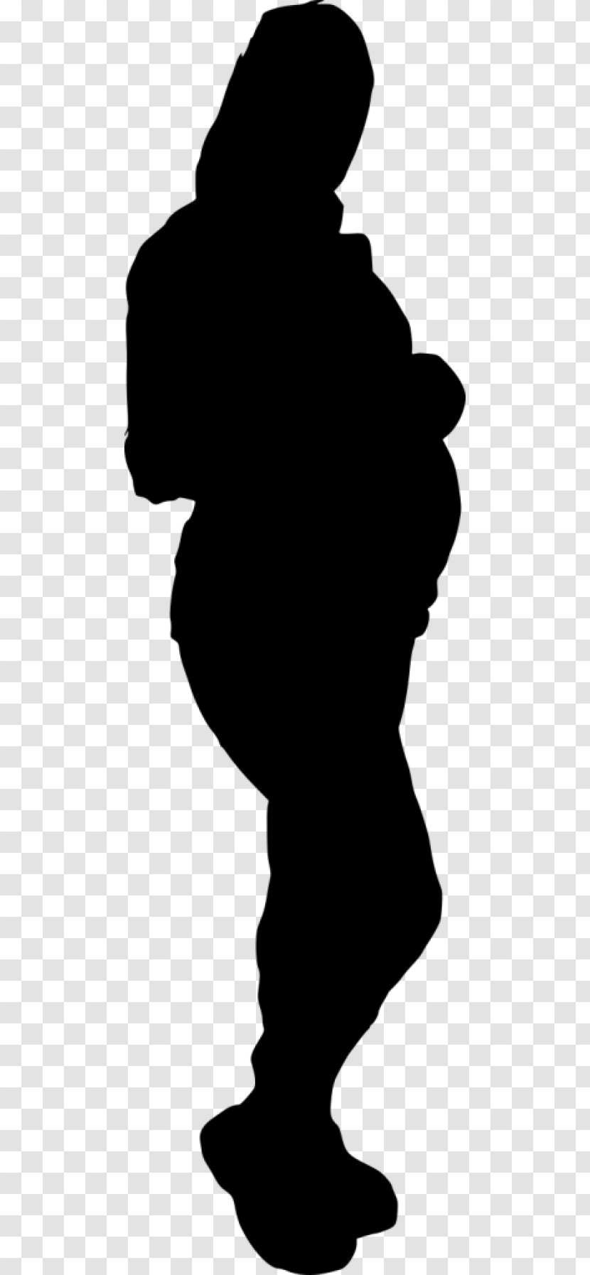 Pregnancy Silhouette Clip Art - Watercolor Transparent PNG