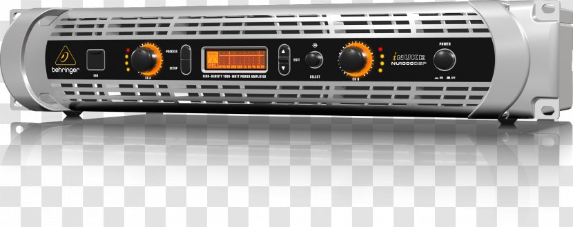 Behringer NU1000DSP Audio Power Amplifier INUKE NU3000 NU1000 - Technology - Inuke Nu1000 Transparent PNG