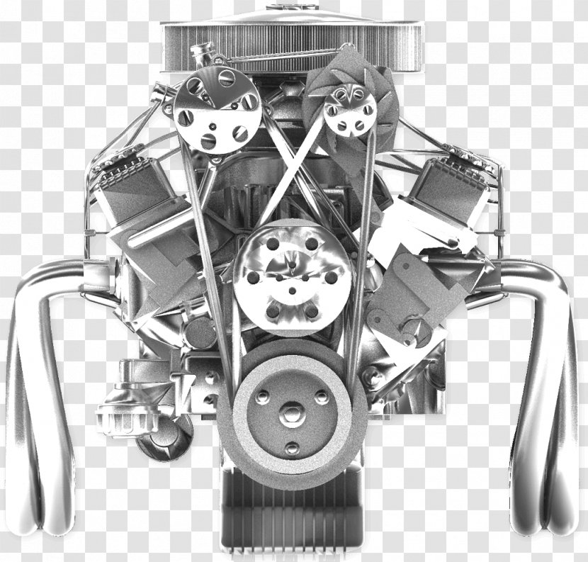 Engine Car Motor Oil Ford Model T Valvoline - Black And White Transparent PNG