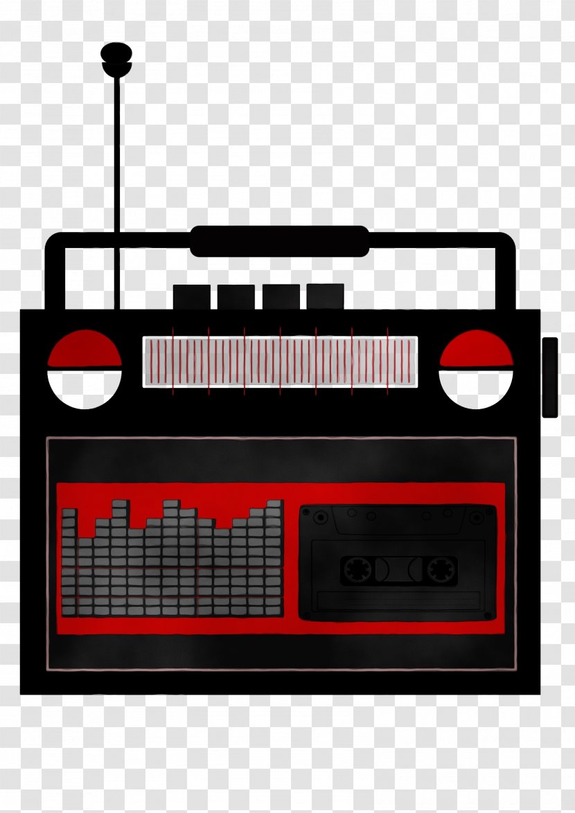 Golden Background - Radio Station - Compact Cassette Technology Transparent PNG