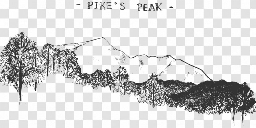 Pikes Peak The Rocky Mountains, Landers Lander Clip Art - Artwork - Himalaya Transparent PNG
