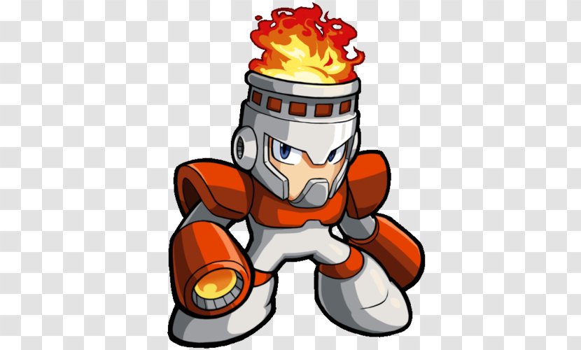 Mega Man X Street Fighter Powered Up 6 - Fire - Fireman Transparent PNG