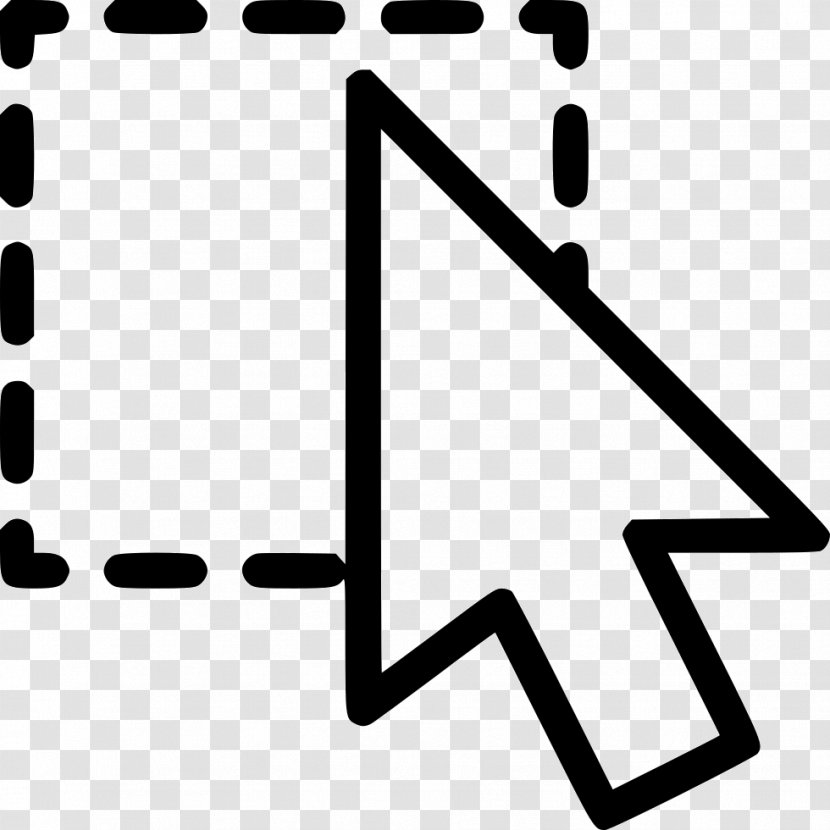 Computer Mouse Pointer Point And Click Cursor - Area Transparent PNG