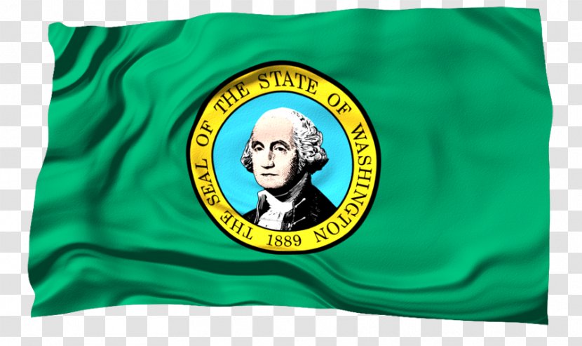 Flag Of Washington Idaho State U.S. - Green Transparent PNG