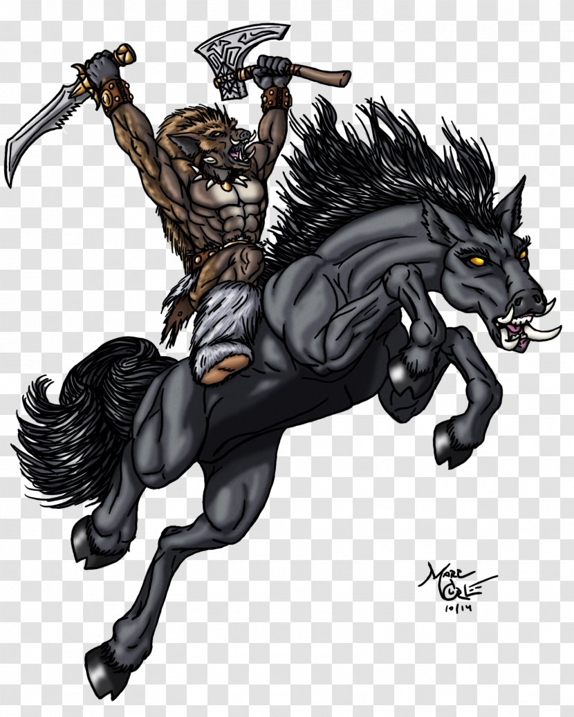Mustang Mane Demon Mythology - Fictional Character Transparent PNG