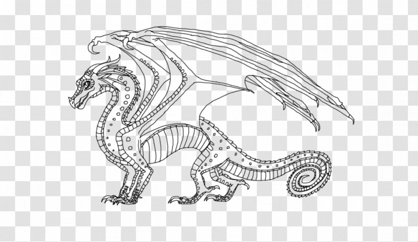 Wings Of Fire Coloring Book The Dragonet Prophecy - Fictional Character - Dragon Transparent PNG