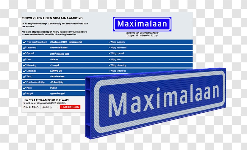 Street Or Road Name Straatnaambord.nl Logo Font - Online Exam Transparent PNG