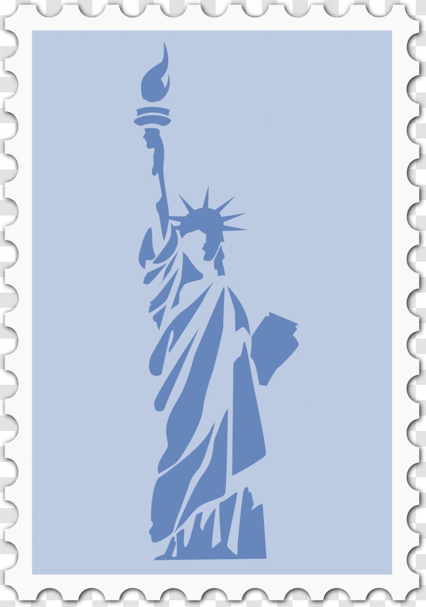 Statue Of Liberty Drawing - Landmark - American Landmarks Transparent PNG