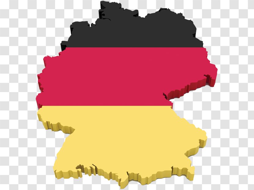 Flag Of Germany Map Stock Photography Transparent PNG