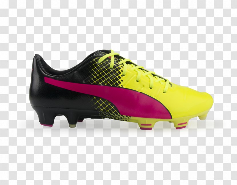 Puma Shoe Cleat Adidas Reebok - Pink - Yellow Ball Goalkeeper Transparent PNG