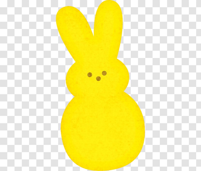 Peeps Cotton Candy Clip Art - Material - Yellow Bunny Transparent PNG