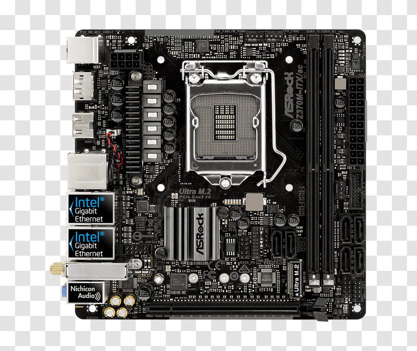 Intel Mini-ITX LGA 1151 ASRock Motherboard - Asrock Transparent PNG