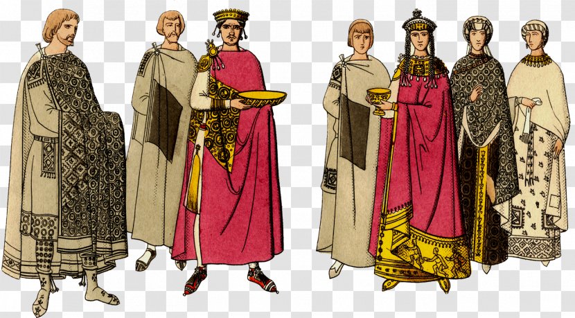 Byzantine Empire Early Middle Ages Clothing Dress - Robe Transparent PNG