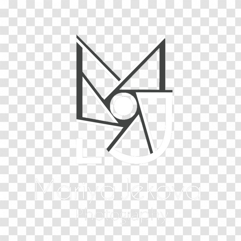 Logo Brand Angle Font - Black And White Transparent PNG