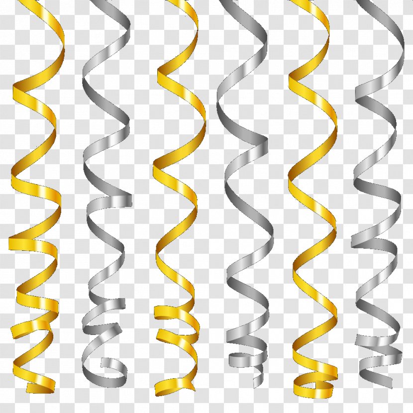 Yellow Ribbon Tags Image - Color - Text Transparent PNG