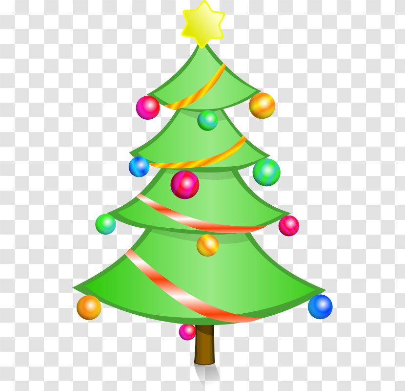 Christmas Tree Clip Art - Fir - Paver Cliparts Transparent PNG