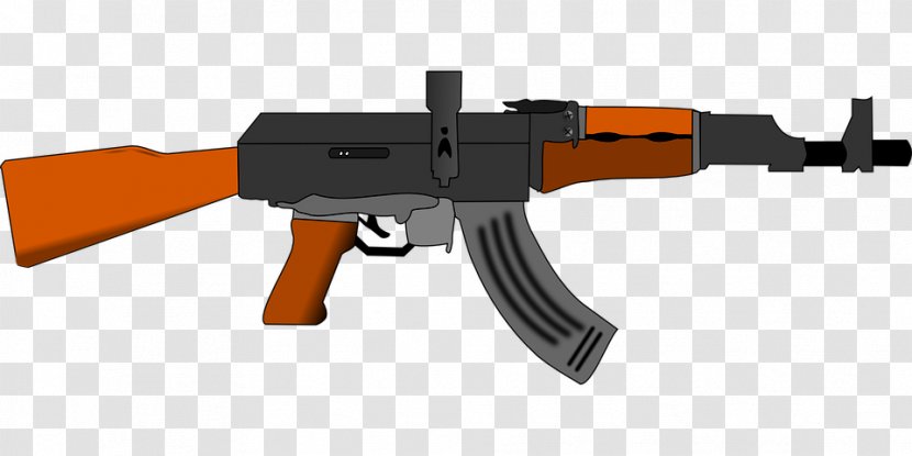 Firearm AK-47 Clip Art - Tree - Military Weapons Transparent PNG