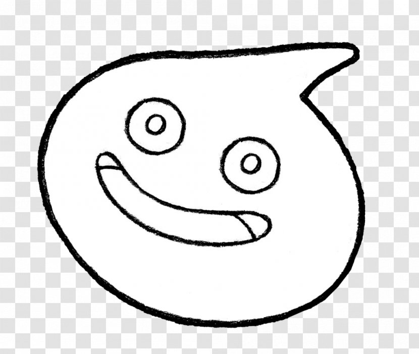 Emoticon Smiley Facial Expression Line Art - Frame - Slime Transparent PNG